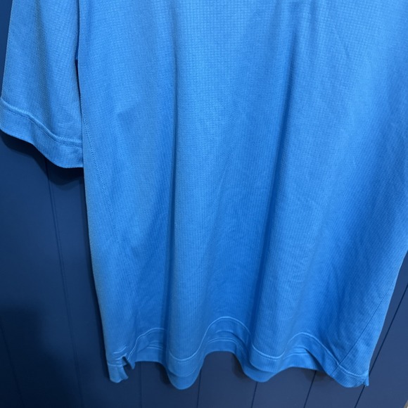 Mens Cutter&Buck CB Drytec Short Sleeve Golf Casual Polo Shirt Mens Size XL Blue - Picture 5 of 13